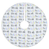 Wees Gekke Het is Ok-tree rok Kerstboom Rok (Voorkant)