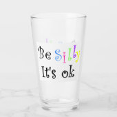 Wees Gekke Het is oké Glas (Achterkant)