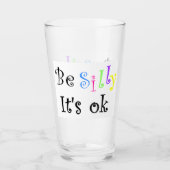 Wees Gekke Het is oké Glas (Voorkant)