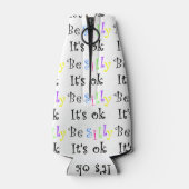 Wees Gekke Het is oké-kan of fles koeler (Achterkant)