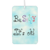 Wees Gekke, het is oké! Luchtverfrisser (Voorkant)