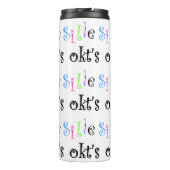 Wees Gekke. Het is oké. Thermosbeker (Achterkant)