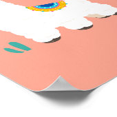 Wees Gekke Llama Poster (Hoek)