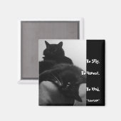 Wees Gekke Quote Magnet (Voorkant / Achterkant)