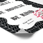 Wees Gekke, wees eerlijk, wees aardig... Poster (Hoek)