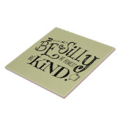 Wees Gekke, wees eerlijk, wees aardig Tegeltje (Zijkant)