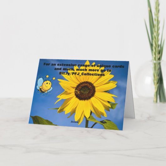 Wees gelukkig. Blanco kaart (Achterkant)