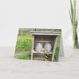 Wees gelukkig. Blanco kaart