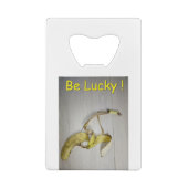 Wees gelukkig! creditkaart flessenopener (Achterkant)