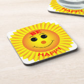 Wees Gelukkig Drankjes Onderzetter (Linkerzijde)