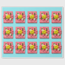 Wees Gelukkig Gingham Cadeauverpakking