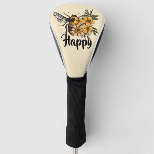 Wees Gelukkig Golfheadcover (Voorkant)