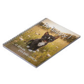 Wees gelukkig - het maakt mensen gek - Cat Notitieboek (Linkerzijde)