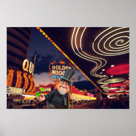Wees gelukkig in Vegas. Poster