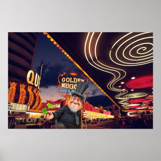 Wees gelukkig in Vegas. Poster (Voorkant)