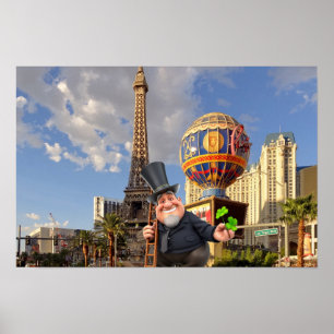 Wees gelukkig in Vegas. Poster