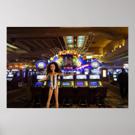 Wees gelukkig in Vegas. Poster