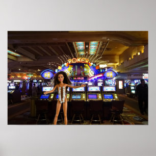 Wees gelukkig in Vegas. Poster