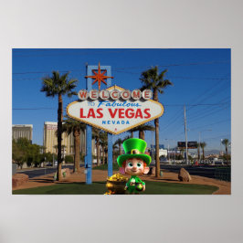 Wees gelukkig in Vegas. Poster