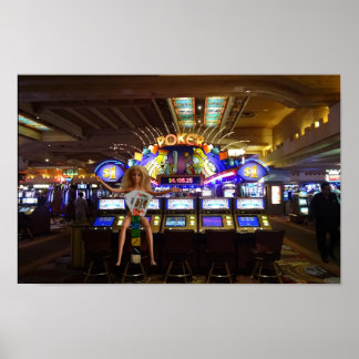 Wees gelukkig in Vegas. Poster