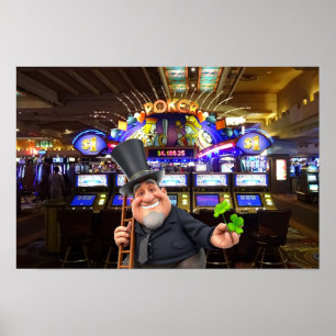 Wees gelukkig in Vegas. Poster
