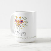 Wees Gelukkig Koffiemok (Voorkant links)