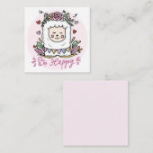 Wees Gelukkig Lama Notitiekaartje (Voorkant / Achterkant)