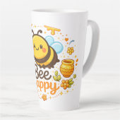 Wees Gelukkig Latte Mok (Rechterhoek)