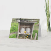 Wees gelukkig. Lege kaart (Achterkant)