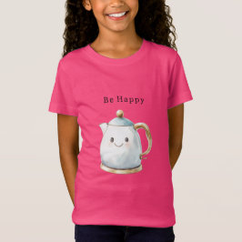 Wees Gelukkig Mooie Theepot T-shirt