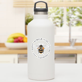 Wees gelukkig nederig Liefdevolle Dankjewel Contou Sticker