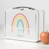 Wees Gelukkig Pastel Boho Regenboog (In situ)