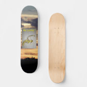 Wees gelukkig! persoonlijk skateboard (Voorkant)