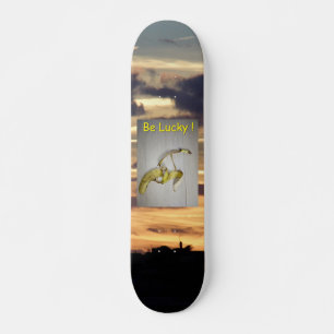 Wees gelukkig! persoonlijk skateboard