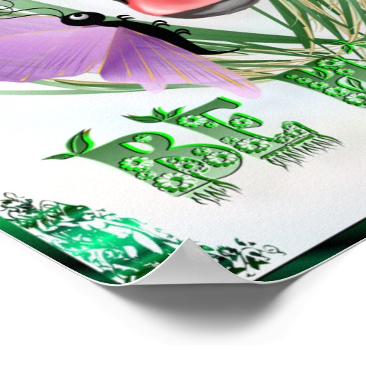 Wees gelukkig Poster (Hoek)