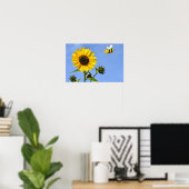 Wees Gelukkig. Poster (Thuiskantoor)