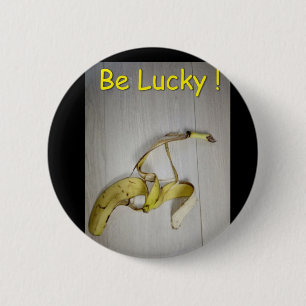Wees Gelukkig ! Ronde Button 5,7 Cm