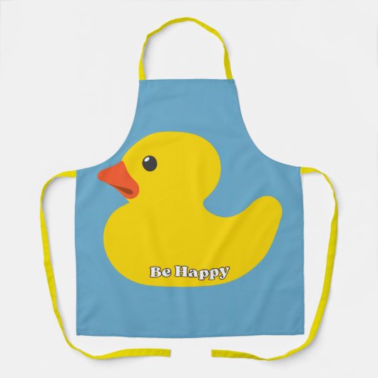 Wees Gelukkig Schort (Voorkant)