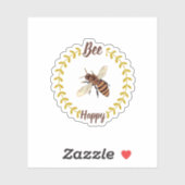 Wees gelukkig sticker (Vel)
