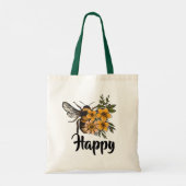 Wees Gelukkig Tote Bag (Achterkant)