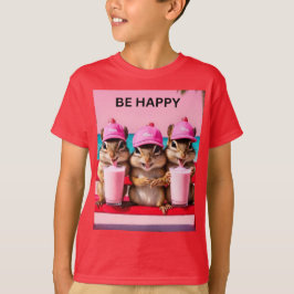 Wees gelukkig wangzangers t-shirt