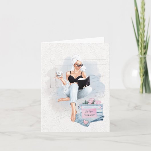 Wees gelukkig Wenskaart Kaart (Voorkant)