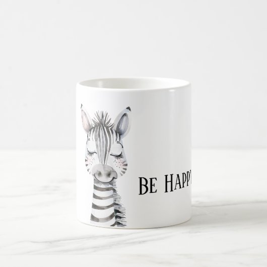 Wees Gelukkig Zebra Koffiemok (Center)