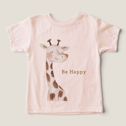 Wees Gelukkige Giraffe (Design voorkant)
