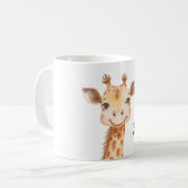 Wees Gelukkige Giraffe Koffiemok (Voorkant links)