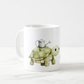 Wees Gelukkige Schildpad Koffiemok (Voorkant links)