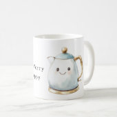 Wees Gelukkige Theepot Koffiemok (Voorkant rechts)