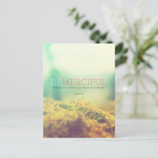 Wees genadig briefkaart (Staand voorkant)