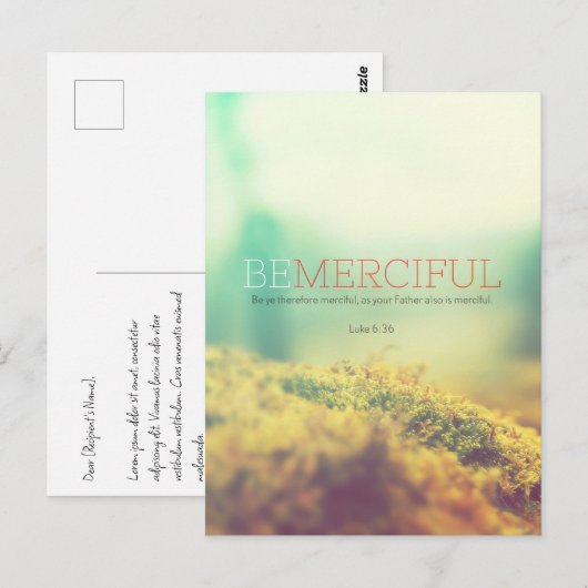 Wees genadig briefkaart (Voorkant / Achterkant)