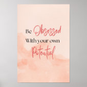 Wees geobsedeerd door je eigen potentieel poster (Voorkant)